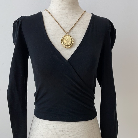 Shopbop Gold Locket Chain Necklace - Picture 3 of 9